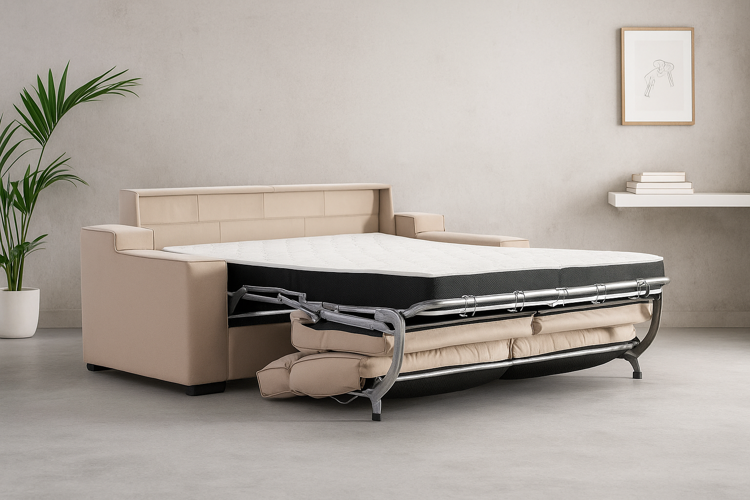 Mecanismos italianos de sofá cama: por qué duran más