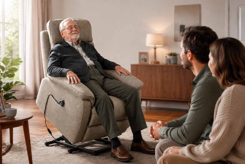 Sillón Gala — elevador eléctrico