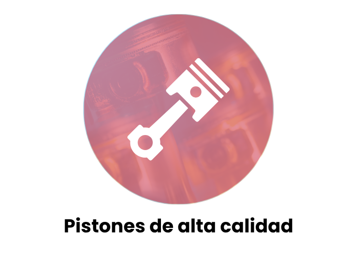 Icono de pistón sobre fondo rosa, indica apertura asistida en canapés o camas